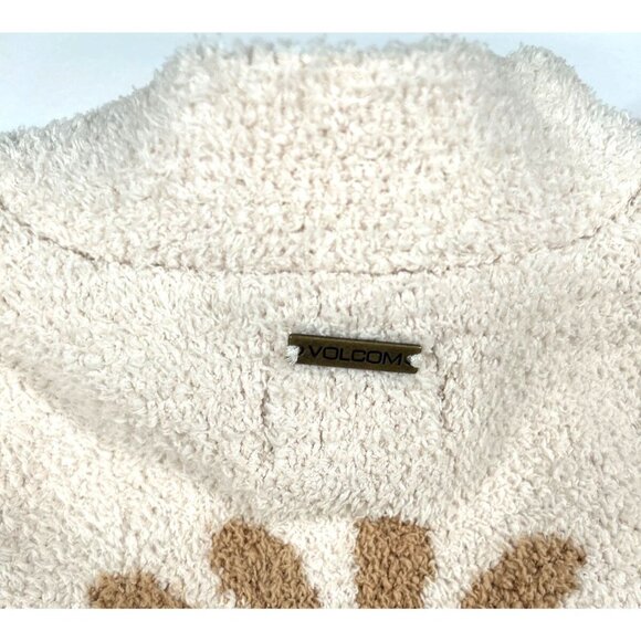 Volcom Cardigan Dazie Fly By Size XS Oversized Daisy Grunge Hippie Granny Style - Picture 3 of 8